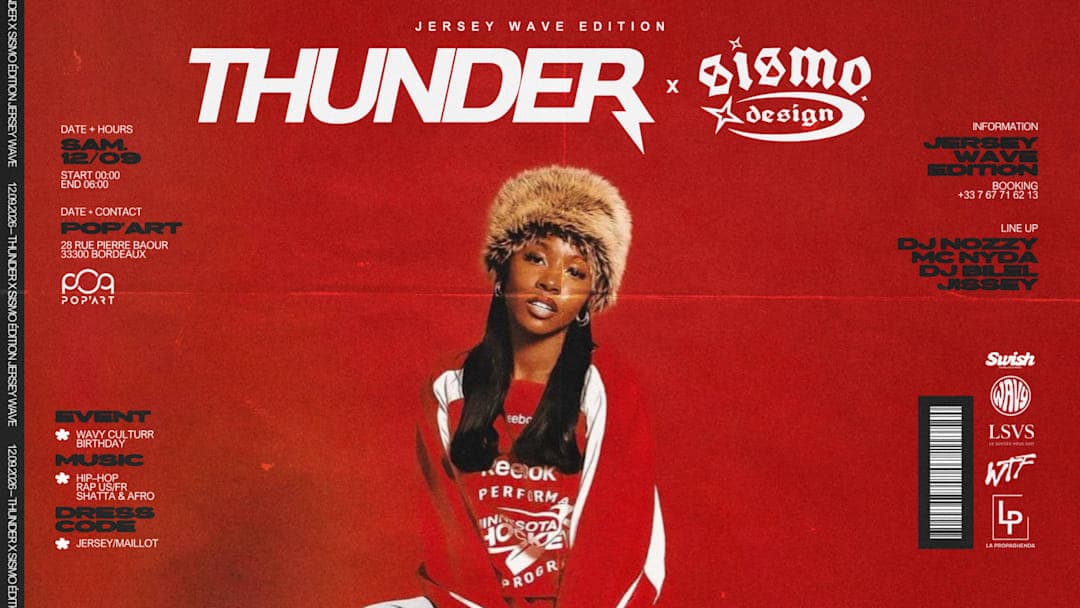 thunder X Sismo Design - Jersey Wave