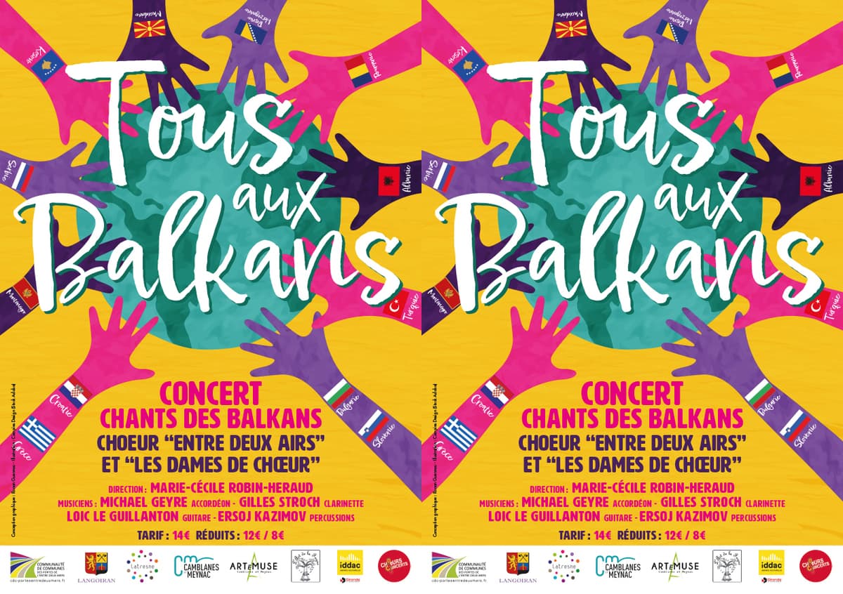 « TOUS AUX BALKANS » CONCERT DU CHOEUR ENTRE 2 AIRS À LATRESNE