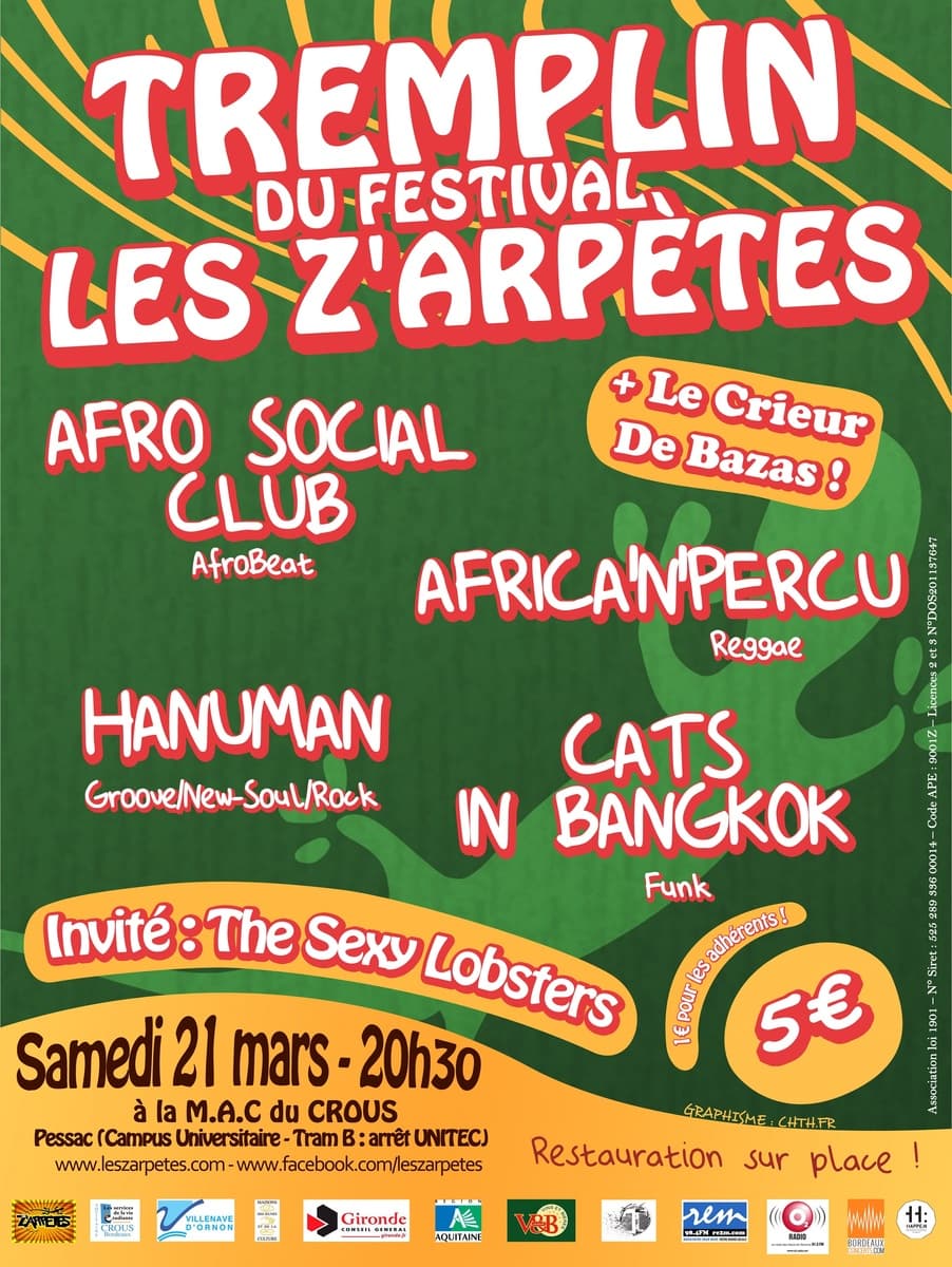 Tremplin du Festival Les Z'Arpètes