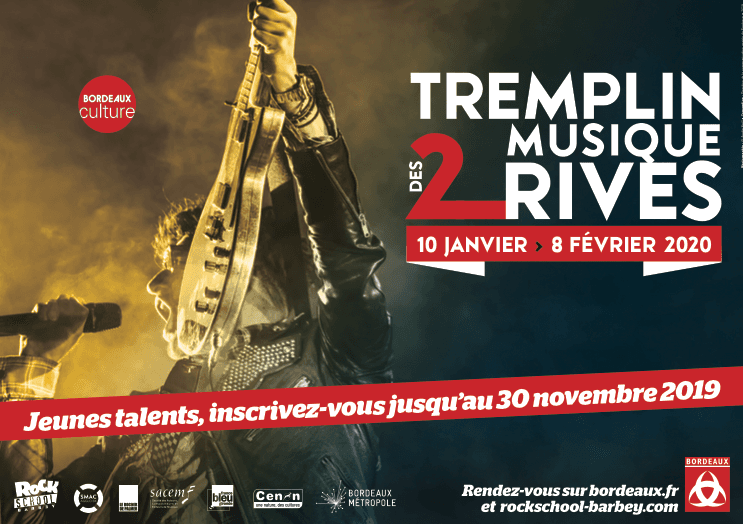 Tremplin Musique des 2 Rives : Finale Bordeaux Caudéran Avec Spell Shelter + Monsieur Durand + Quintana Dead Blues Experience + Herjay + Därk Vipers