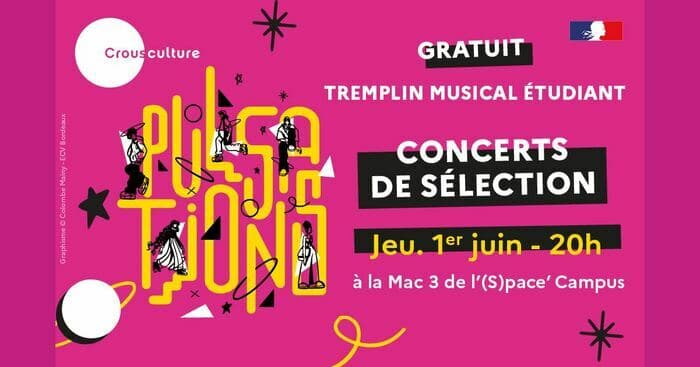 Tremplin Pulsations : finale nationale - soirées de sélection