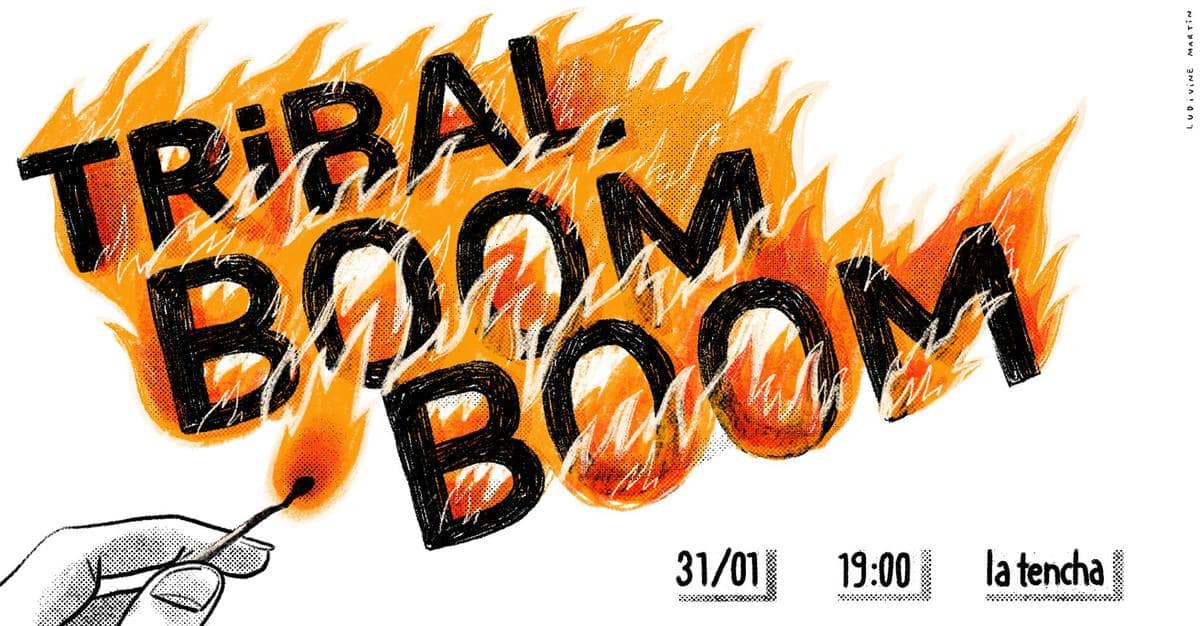 Tribal Boom Boom par Tribal Traquenard : fanzine, dj set, quiz