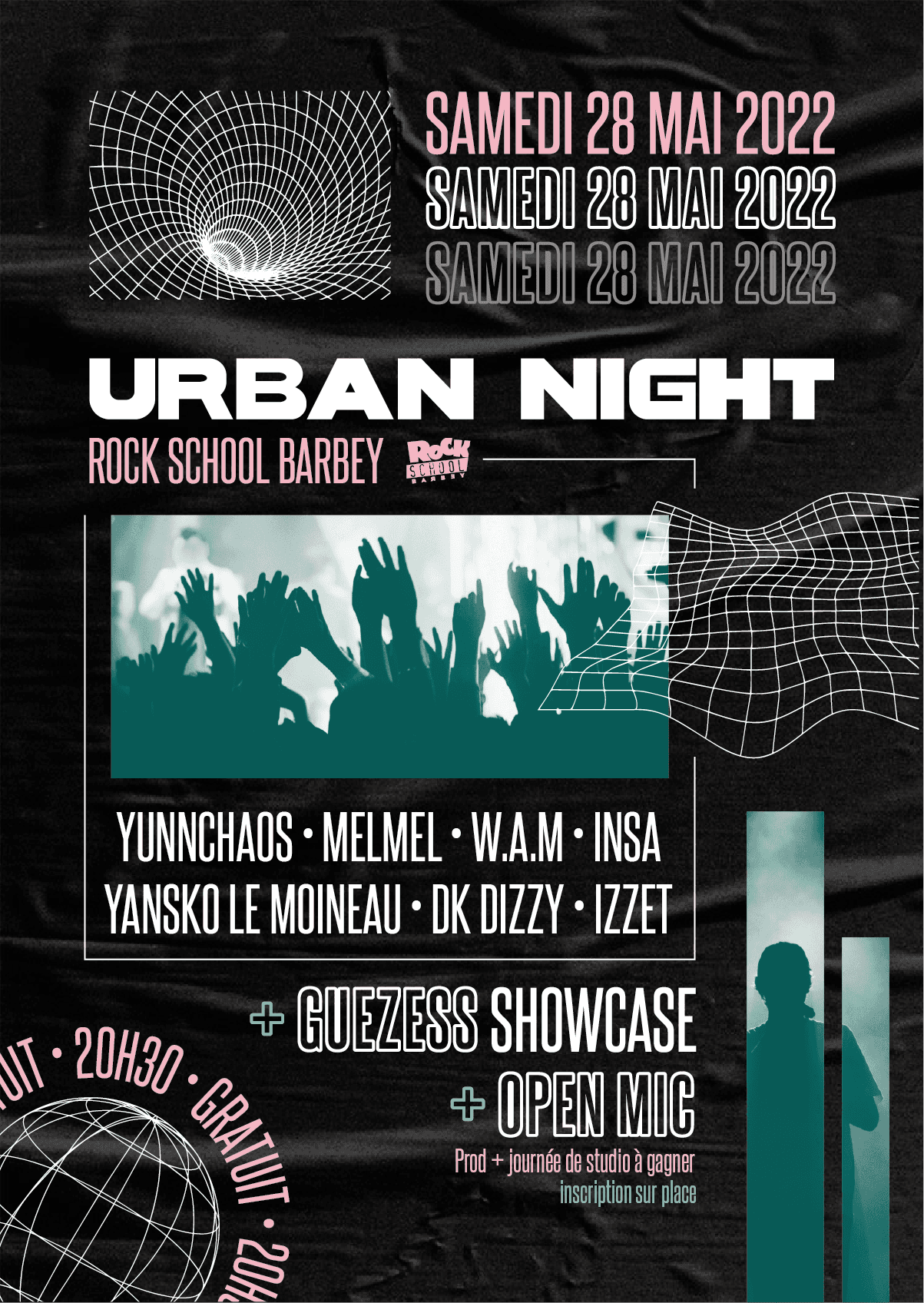 URBAN NIGHT - Avec Guezess, Yunnchaos, W.A.M, Izzet, Yansko Le Moineau, MelMel, DK Dizzy, INSA