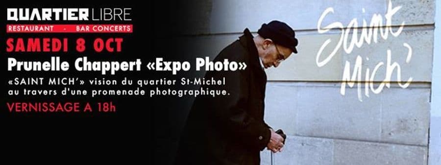 Vernissage de l'expo Photo St Michel, par Prunelle Chappert