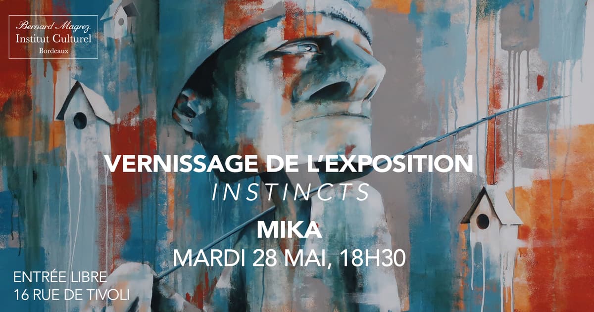 Vernissage de l’exposition 'Instincts' de MIKA