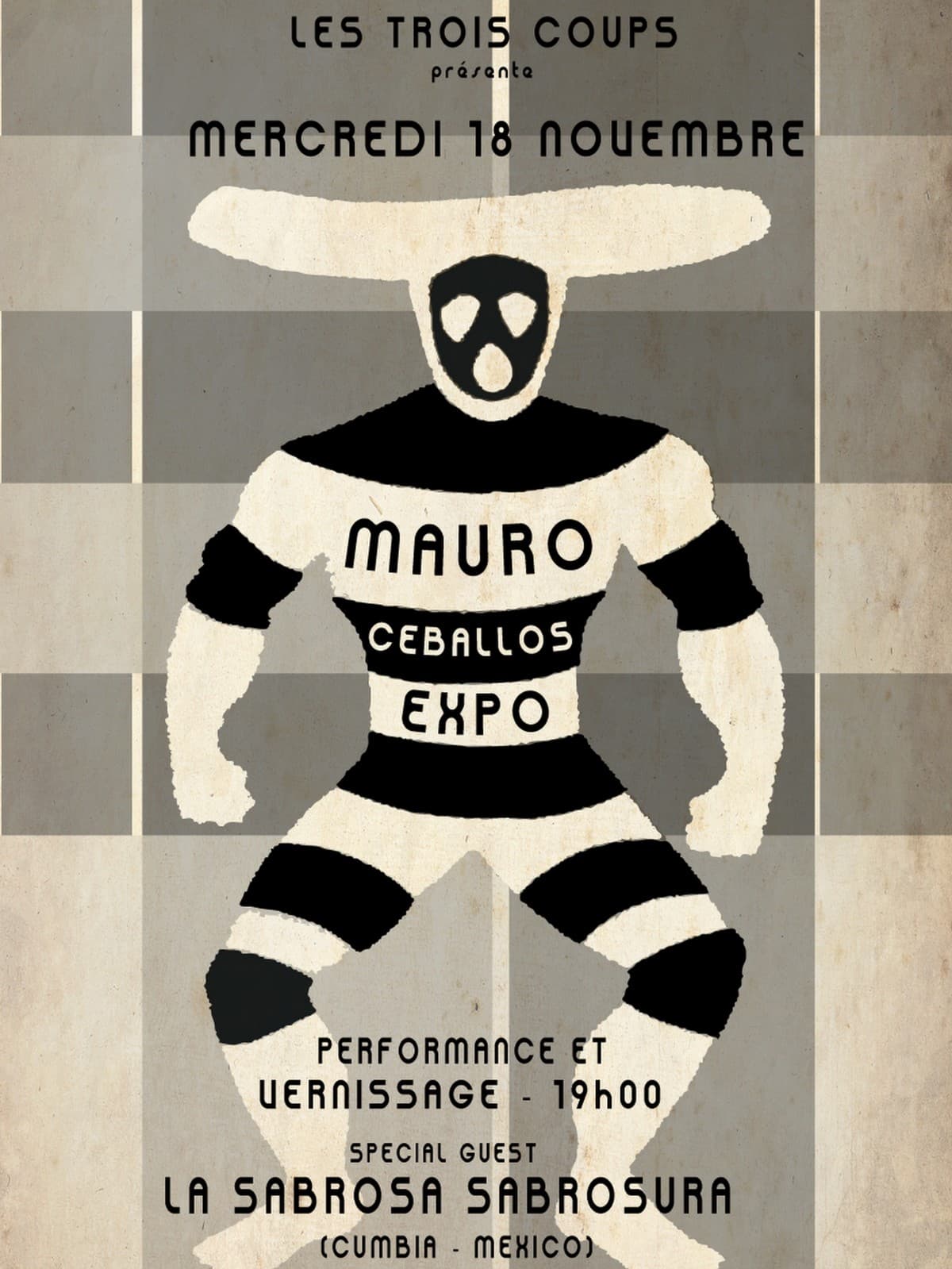 Vernissage de Mauro Ceballos + concert de La Sabrosa Sabrosura