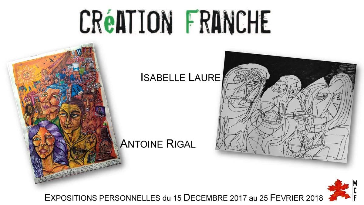 Vernissage des expositions d'Isabelle LAURE et Antoine RIGAL