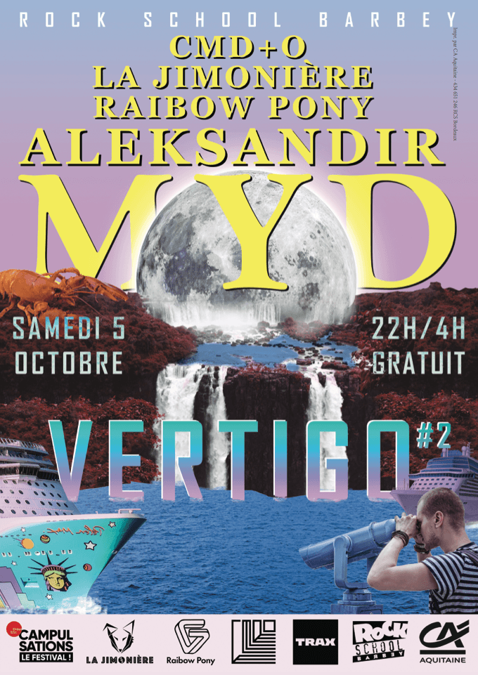VERTIGO #2 Avec Myd + Aleksandir + Raibow Pony + La Jimonière + CMD+O