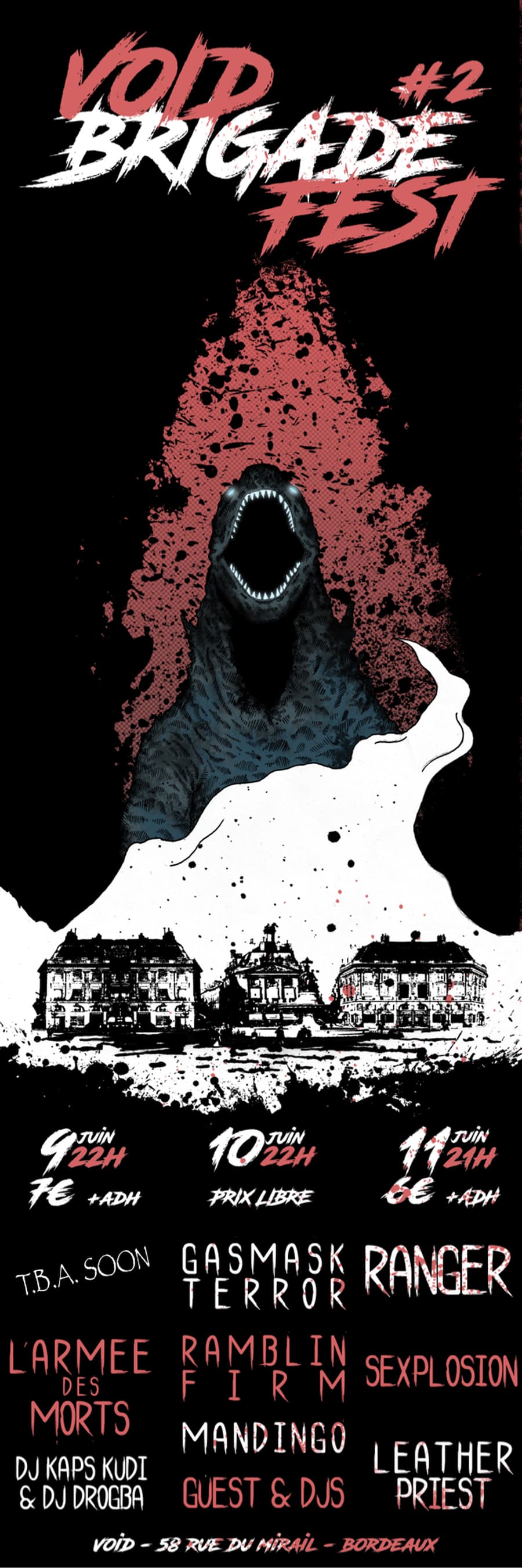 VOID BRIGADE FEST #2, jour 1 : L'armée Des Morts + Argo + DJ Drogba & Kaps