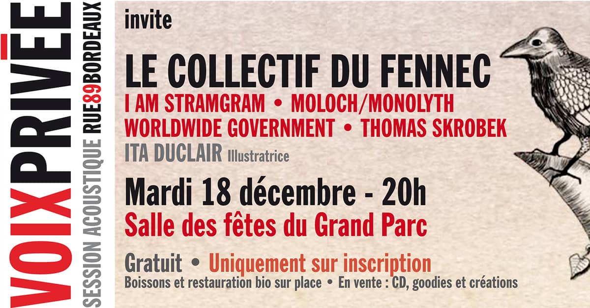 Voix Privée #1 : Rue89 Bordeaux invite le Collectif du Fennec