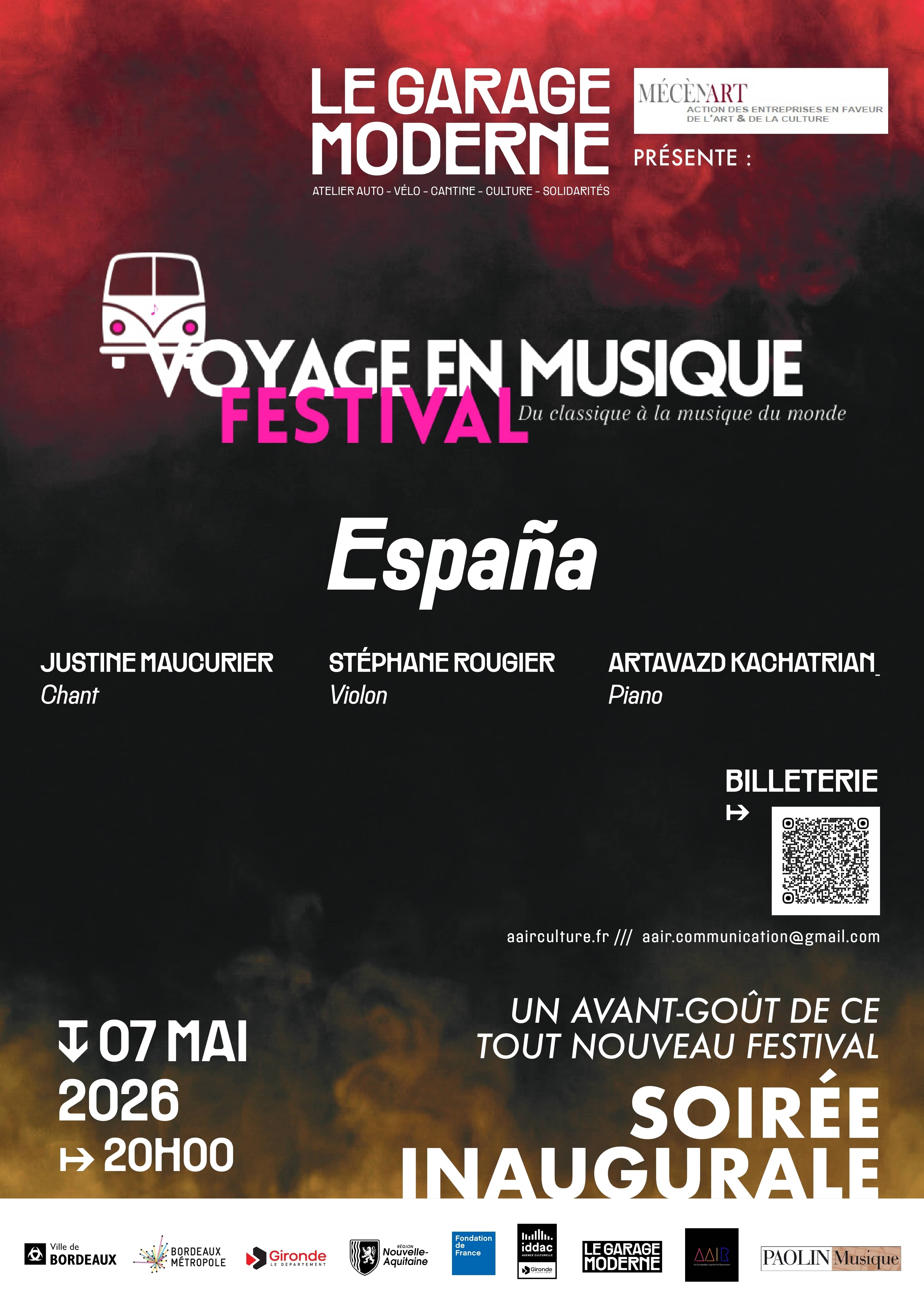 Festival Voyage en Musique - Soirée inaugurale ¡ España !