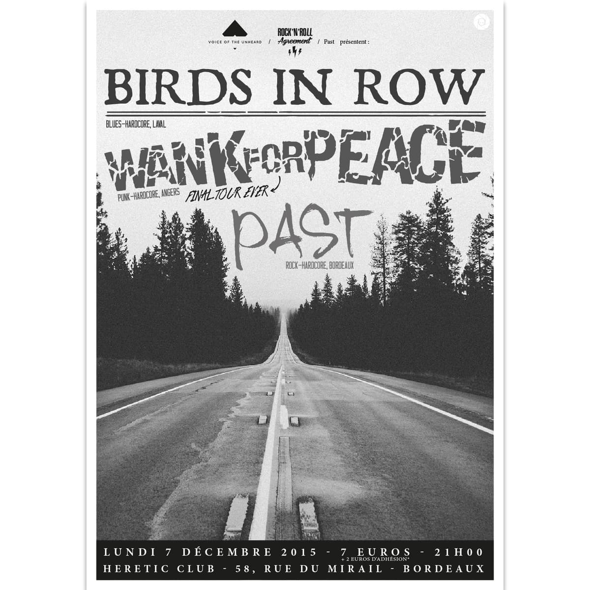 WANK FOR PEACE + BIRDS IN ROW + PAST