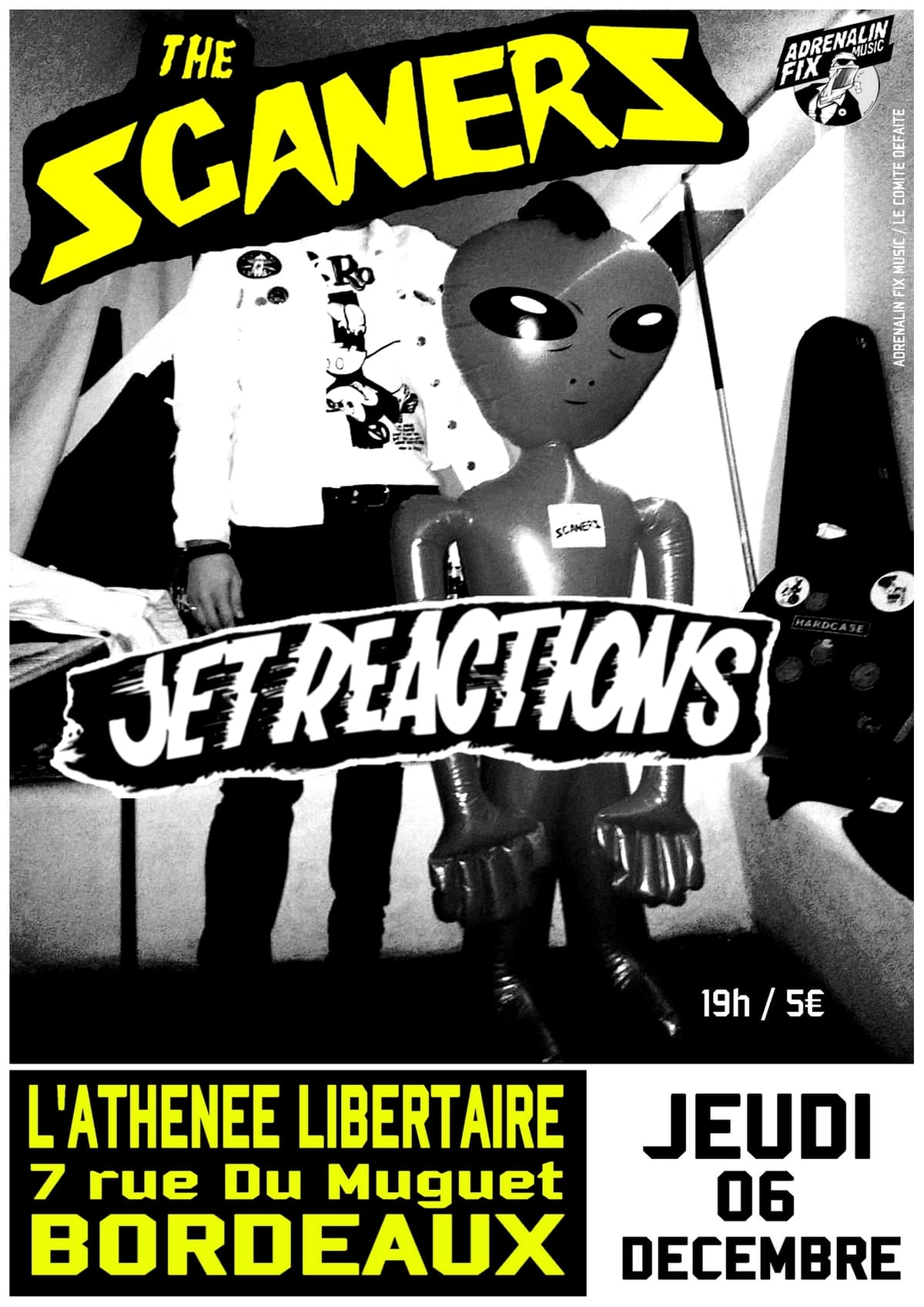 XMAS PUNK Party : avec THE SCANERS + JET REACTIONS