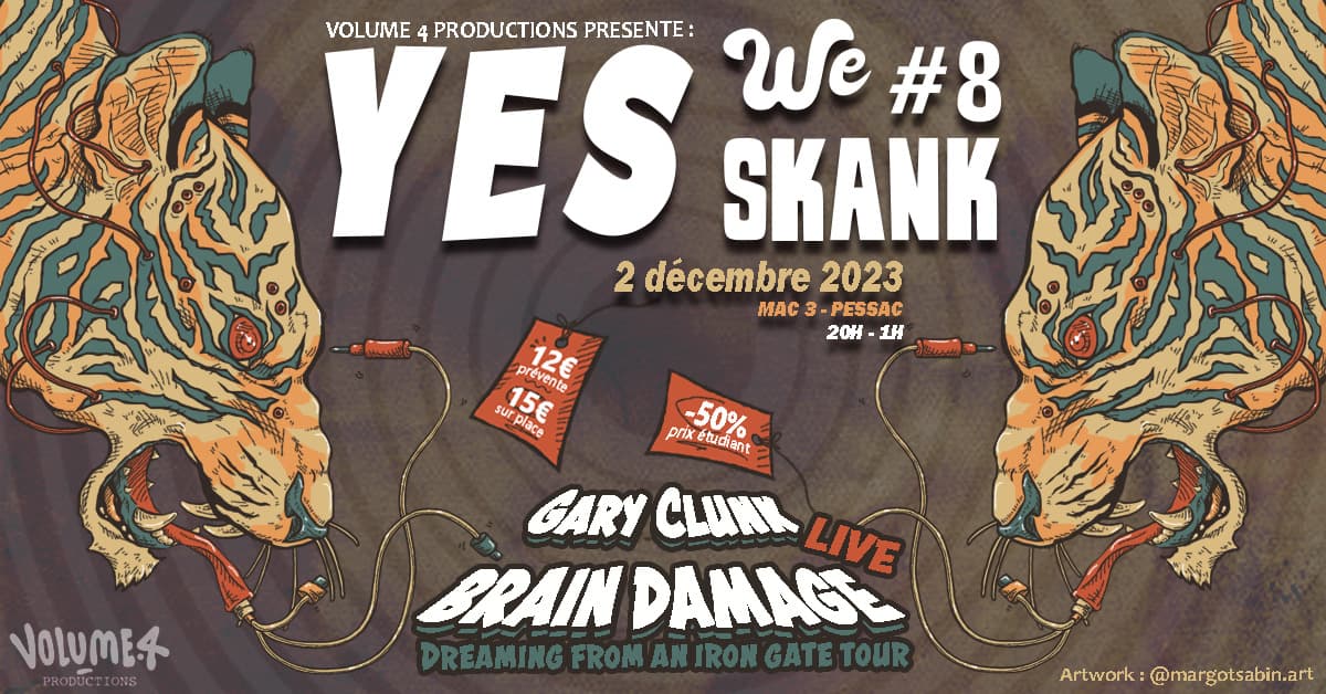Yes We Skank #8 - BRAIN DAMAGE LIVE + GARY CLUNK
