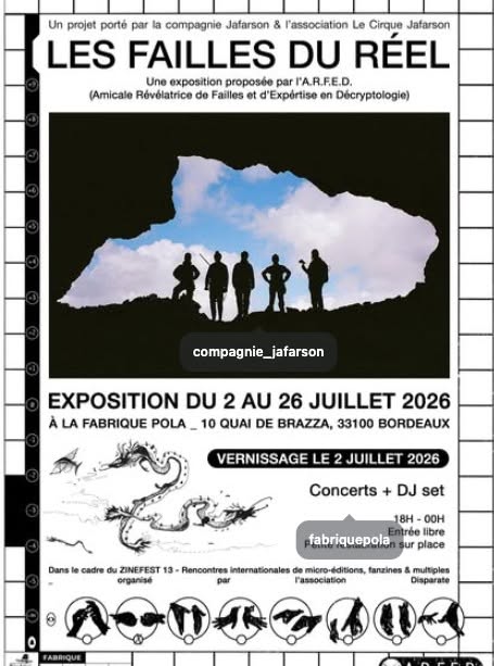 Vernissage "Les Failles du réel"  + Franco Divine + Erica Mara + Dj Under Arrest