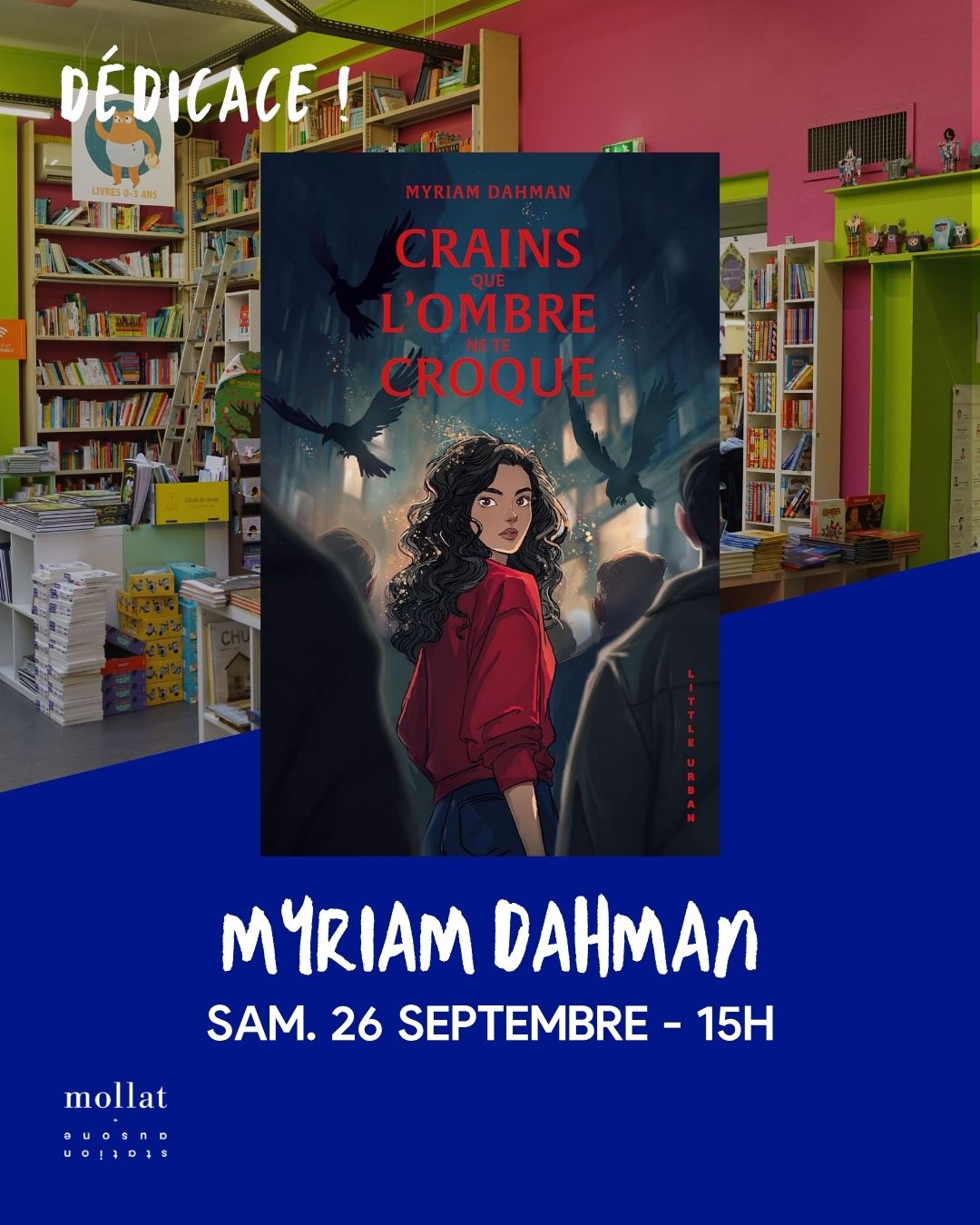 Dédicace de Myriam Dahman