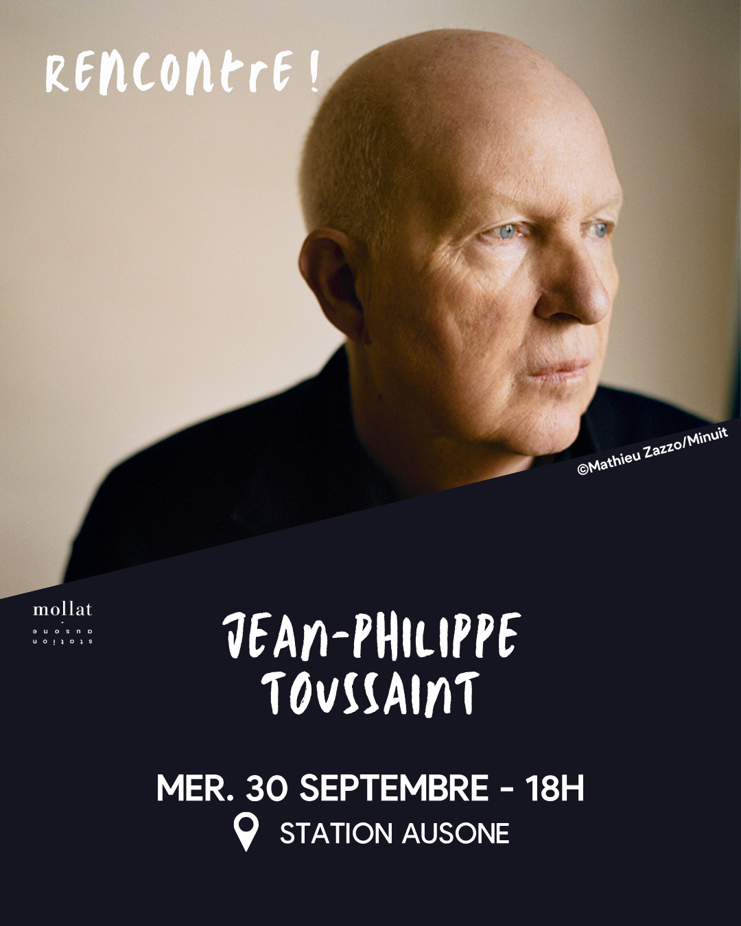 Rencontre avec Jean-Philippe Toussaint