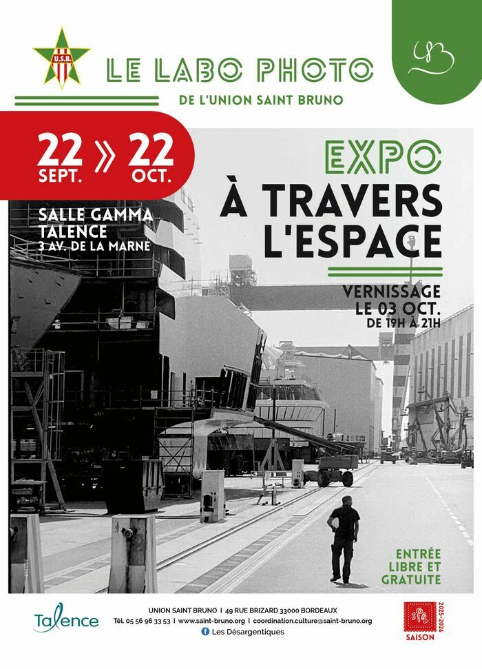 À travers l'espace