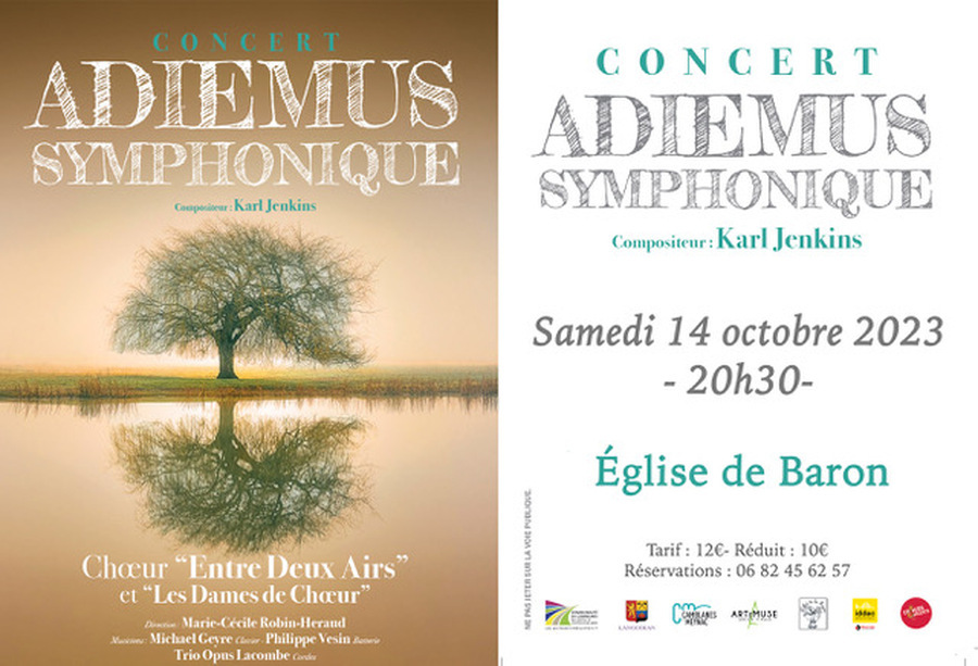 ADIEMUS SYMPHONIQUE de Karl Jenkins par le CHOEUR ENTRE DEUX AIRS