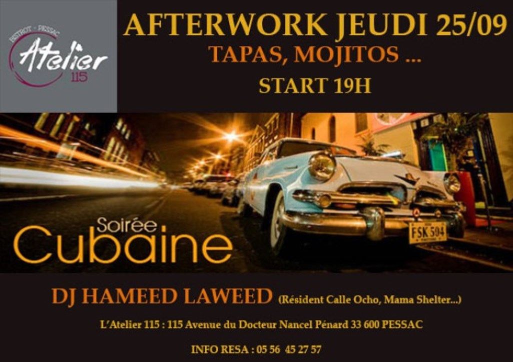 AFTERWORK SOIRÉE CUBAINE