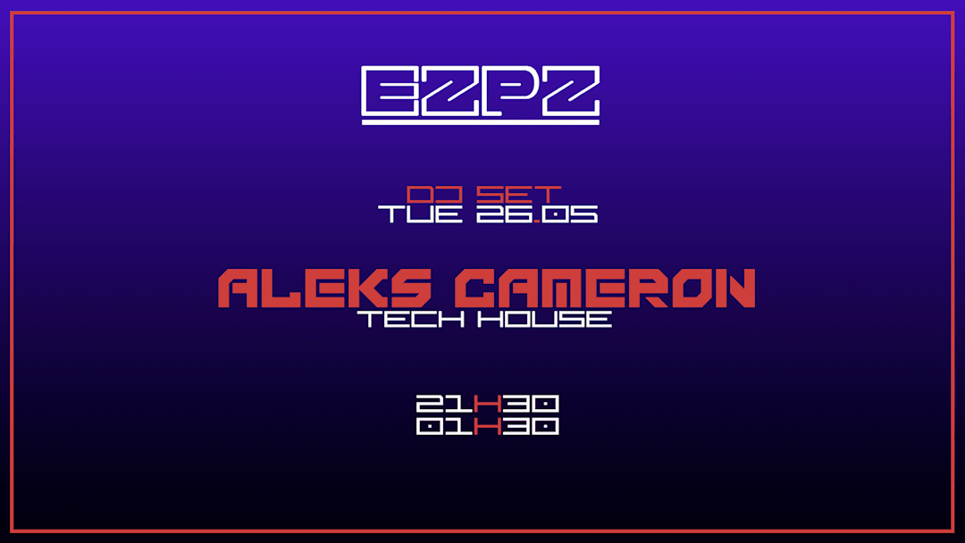 Aleks Cameron en DJ set