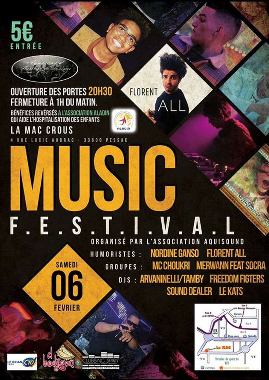 AQUISOUND MUSIC FESTIVAL #2 (Showcases x One Man Shows x DJ Battle)
