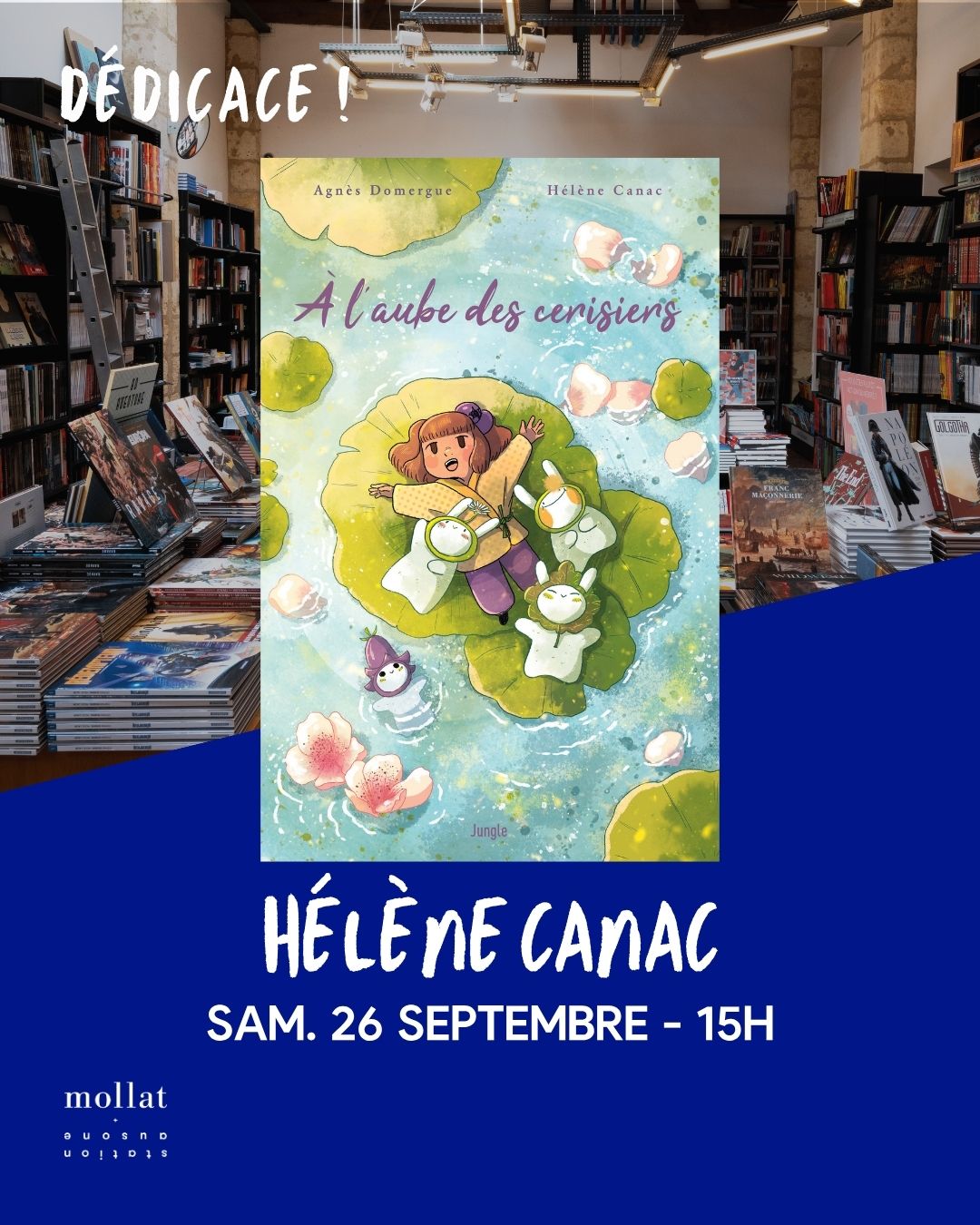 Dédicace d'Hélène Canac