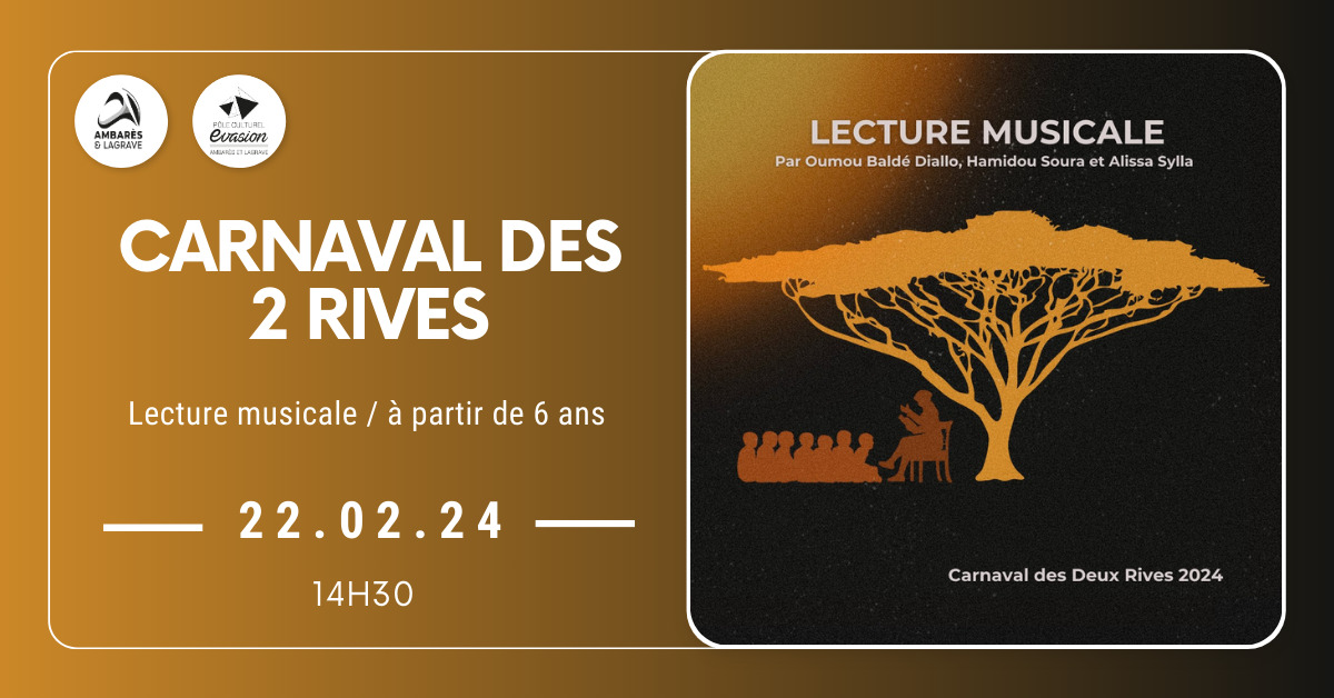 Carnaval des 2 rives – « Songes et sagesses colorées » - Oumou Baldé Diallo, Hamidou Soura et Alissa Sylla
