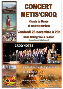 Chants du monde et assiette exotique