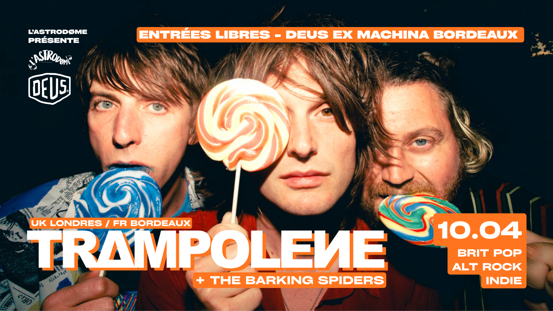 Trampolene + The Barking Spiders