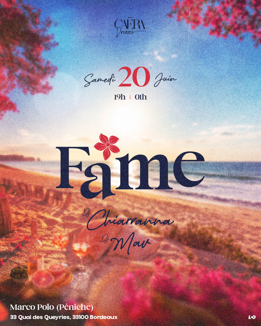 Fame Cruise : soirée caribéenne sur la Garonne