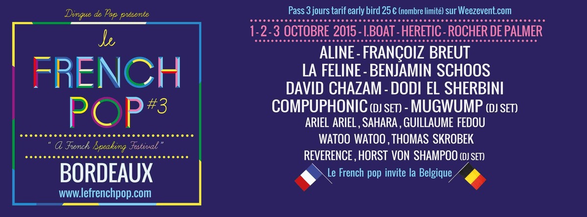 FESTIVAL LE FRENCH POP : Soirée Bruxelles Ma Belle (concerts)