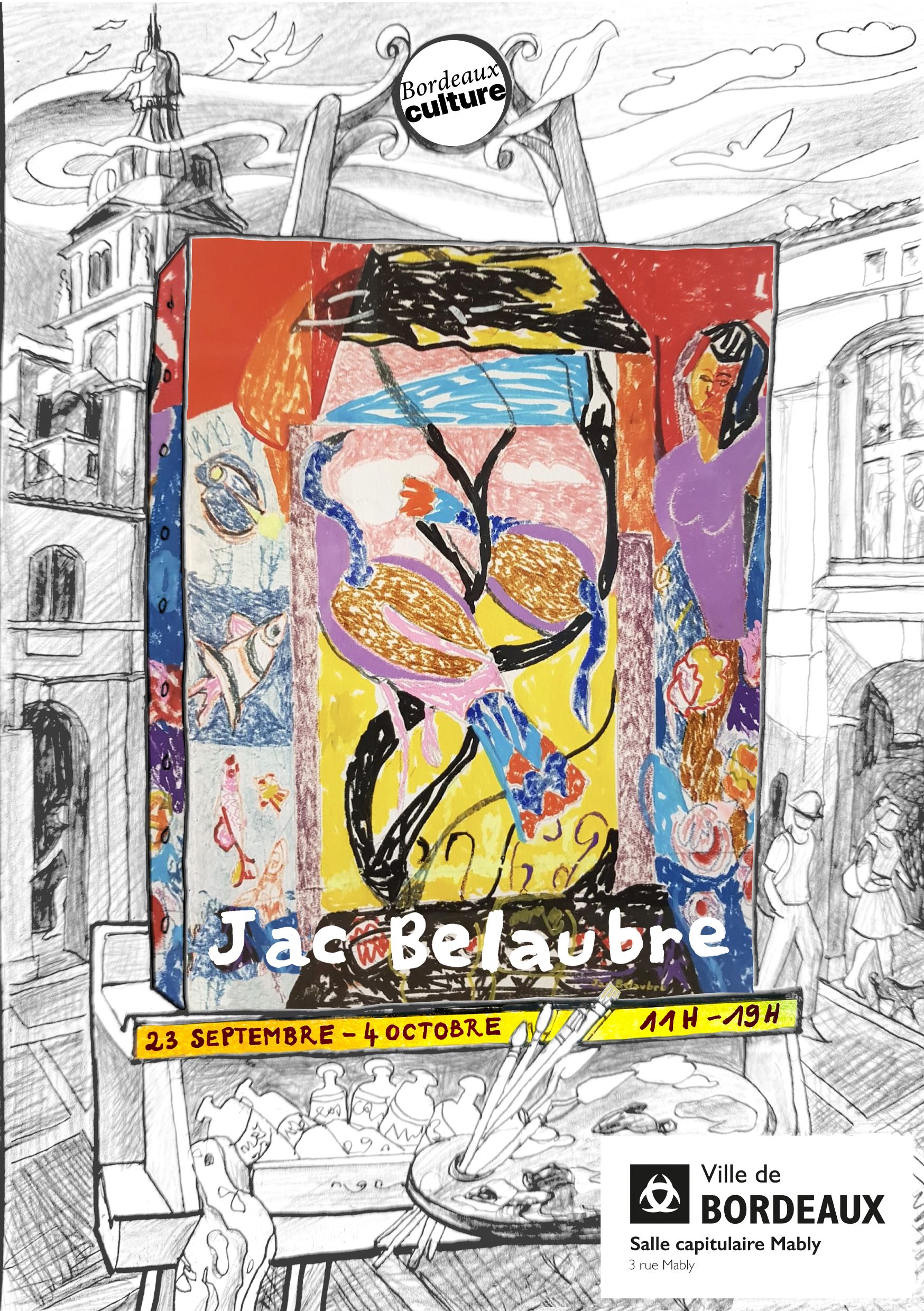 Hommage à Jac Belaubre : expo de ses œuvres & rencontres