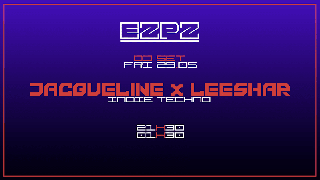 Jacqueline x Leeshar : DJ set indie techno