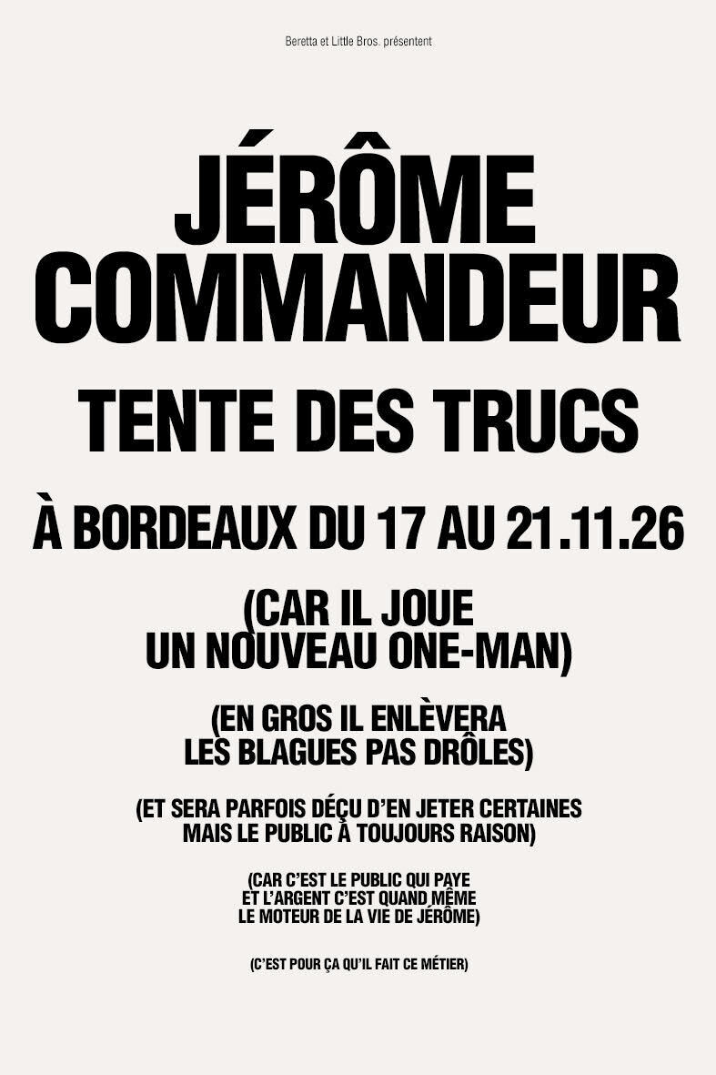 Jérôme Commandeur – Tente des trucs