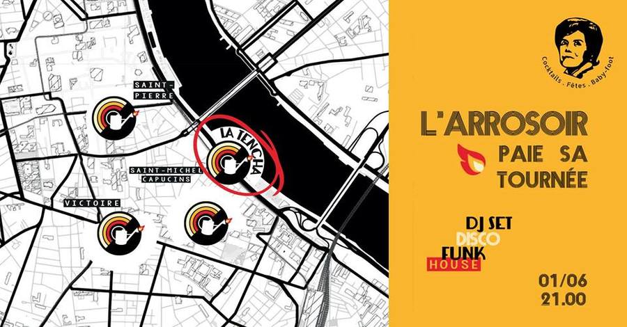 L'arrosoir paie sa tournée : dj set disco funk house