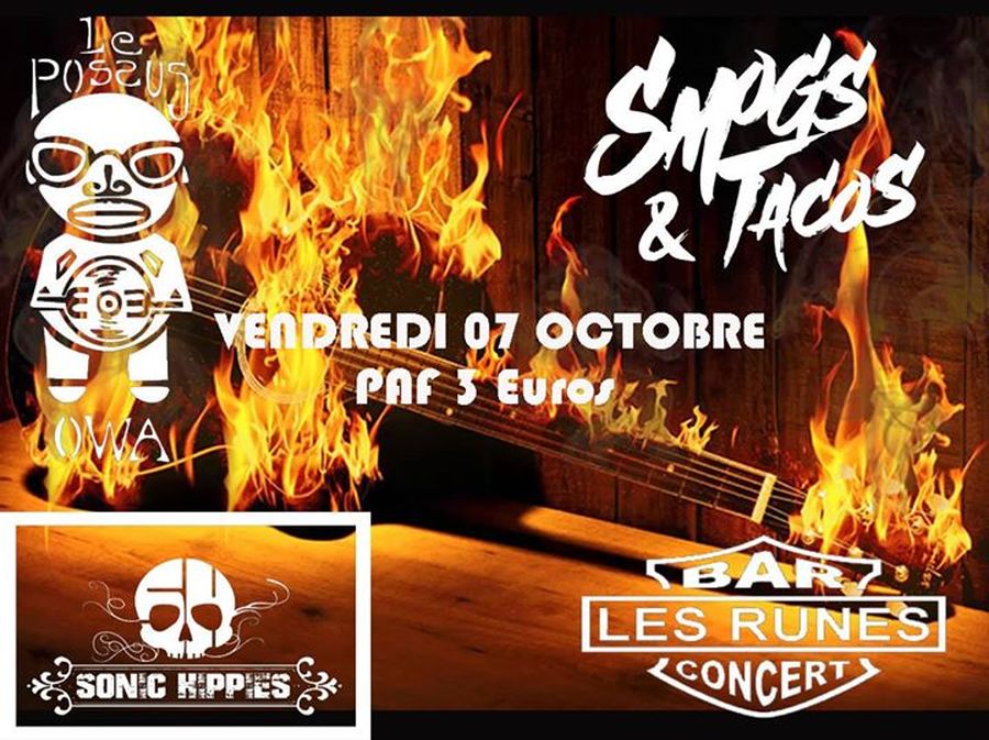 Le possus Owa + Smogs and Tacos + Sonic hippies
