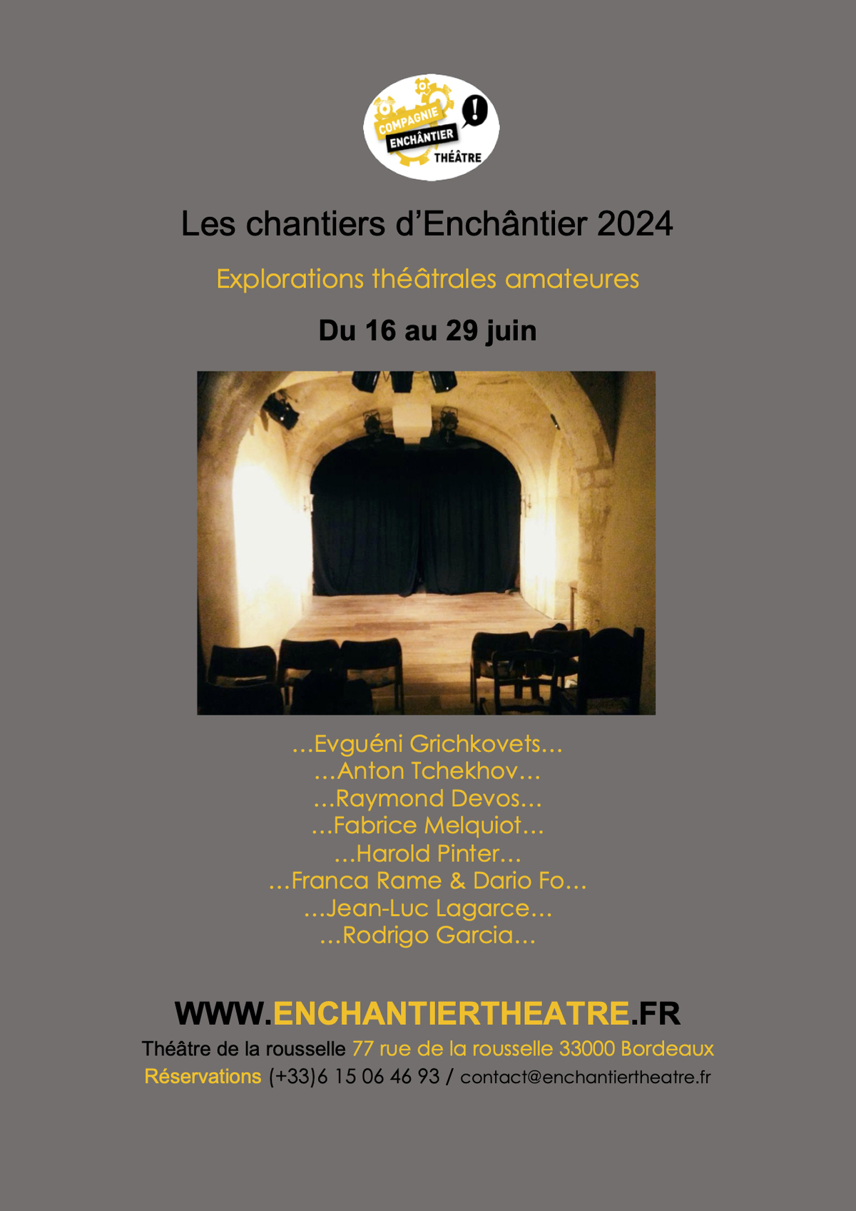 Les chantiers d'Enchântier 2024