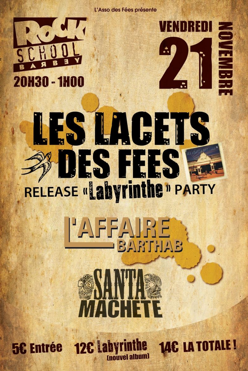 Les Lacets des Fées (release party)