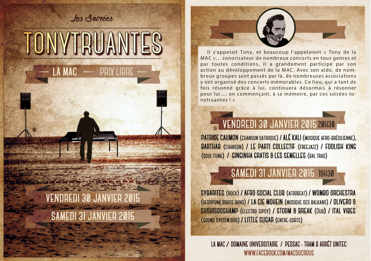 Les soirées Tony Truantes