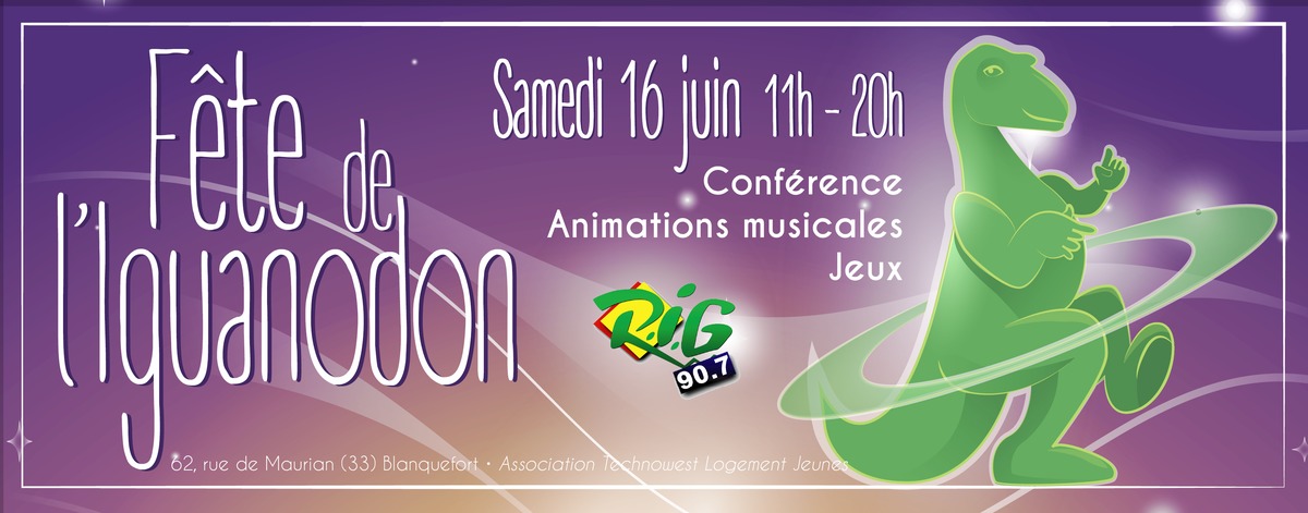 Open Air pour la fête de l’Iguanodon