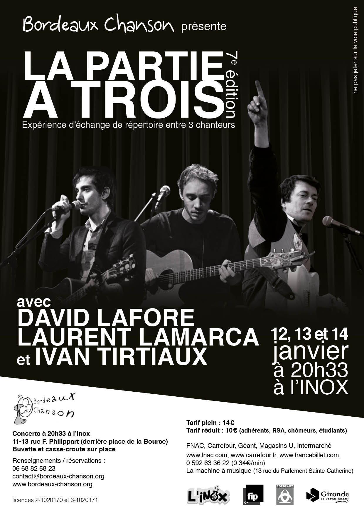 Partie à 3