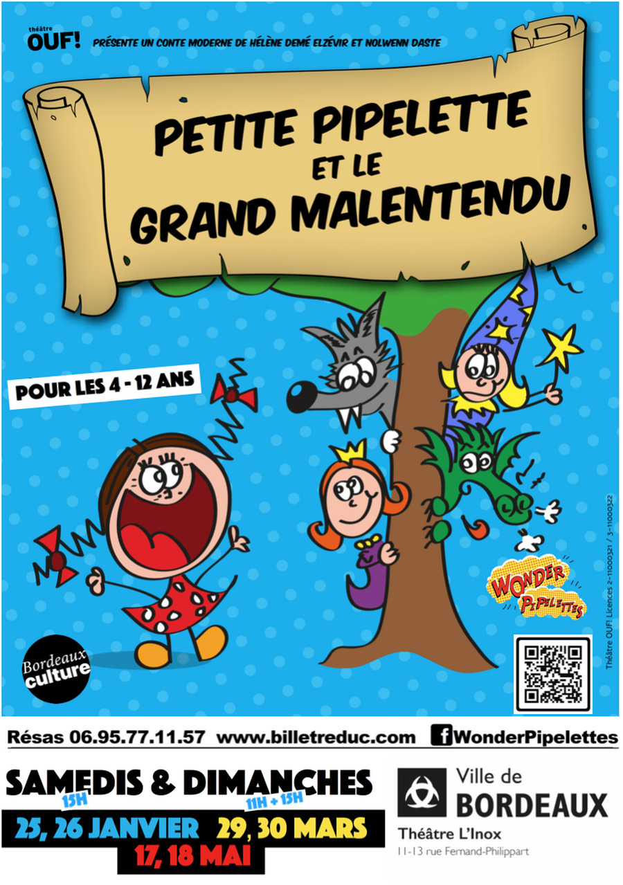 Petite Piplelette et le Grand Malentendu - conte théâtralisé pour les 4-12 ans