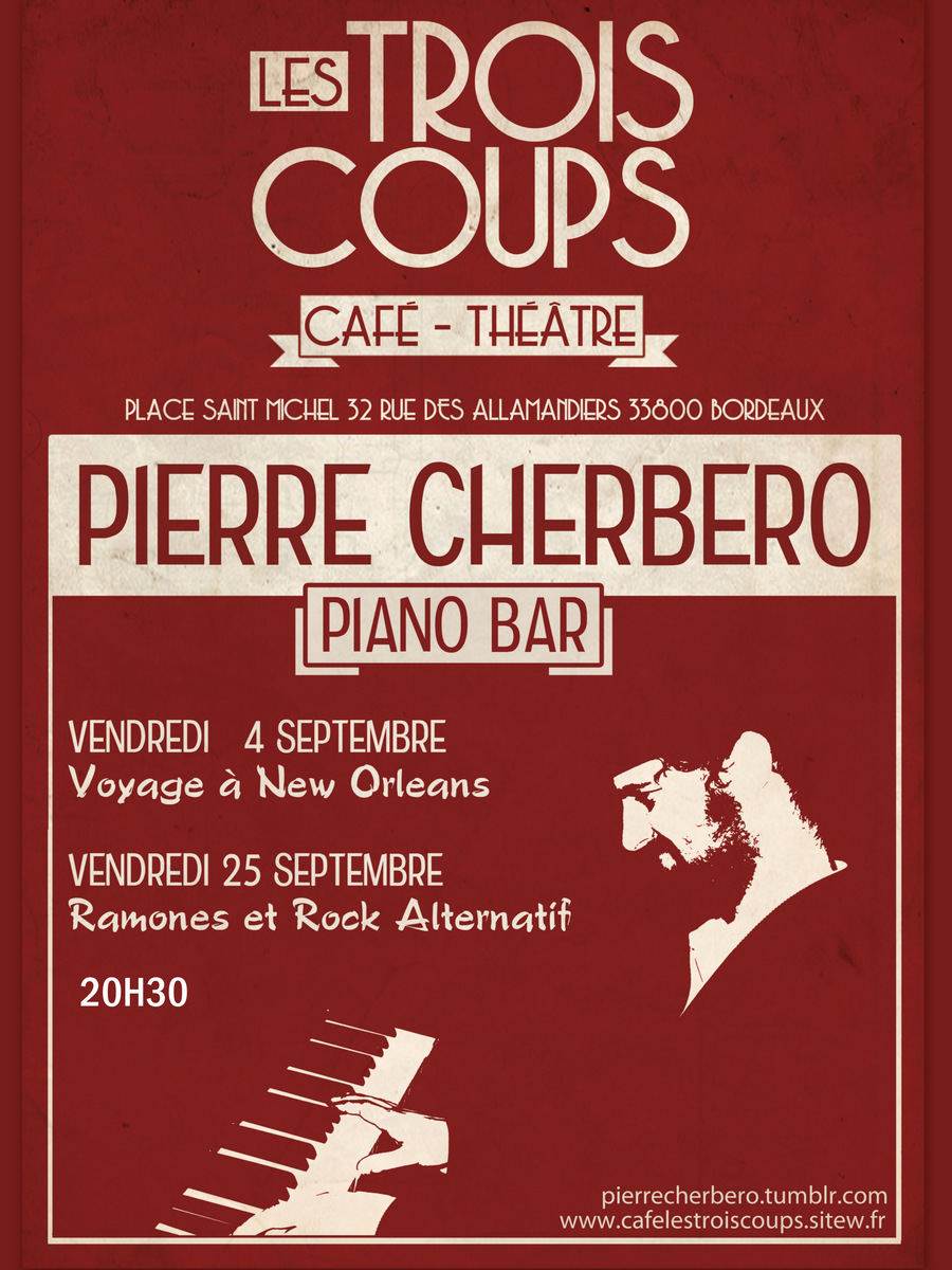 Piano bar au Trois coups