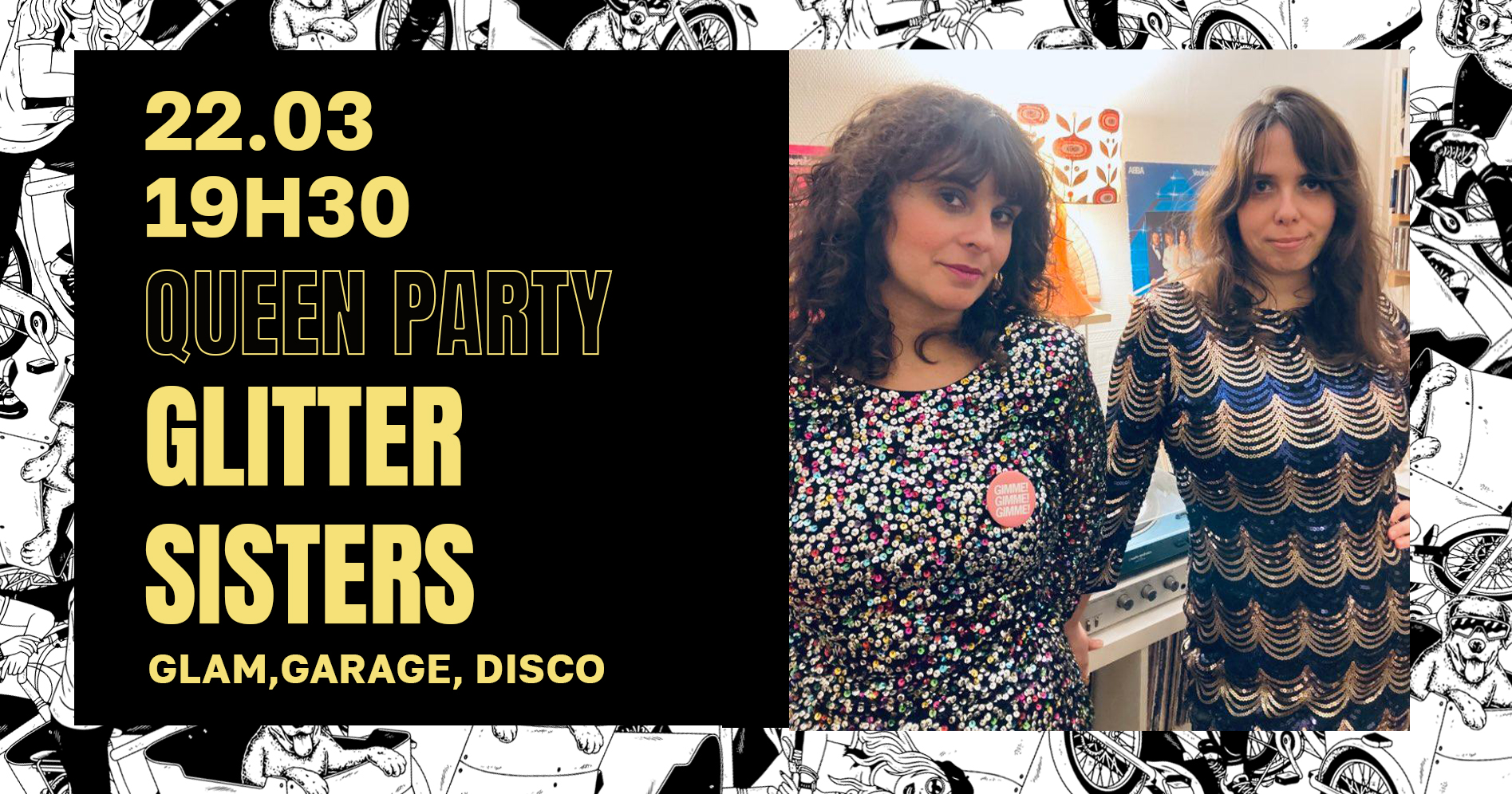 Queen Party - Glitters Sisters
