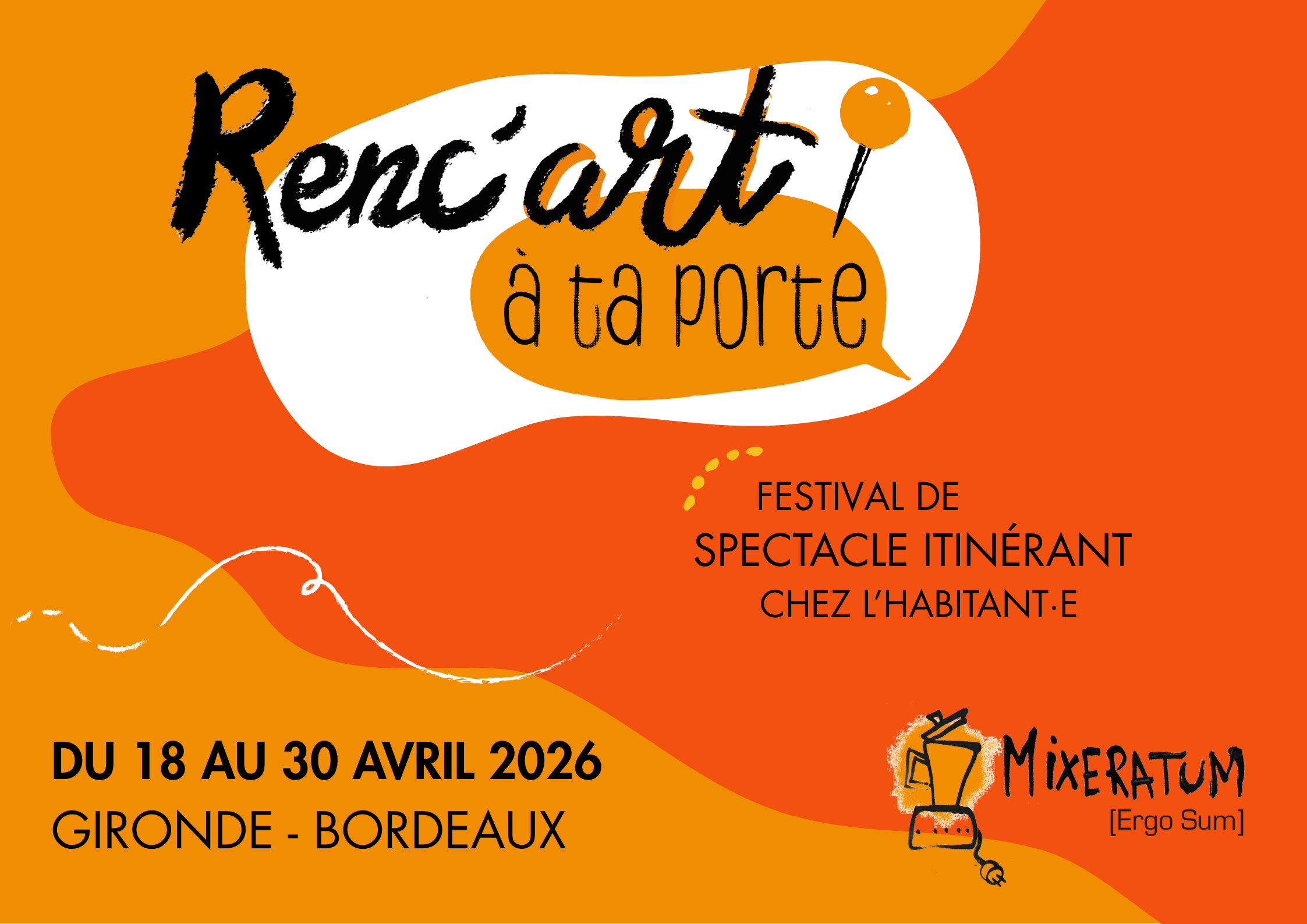 Festival Renc'art à ta porte - Bulle de salon
