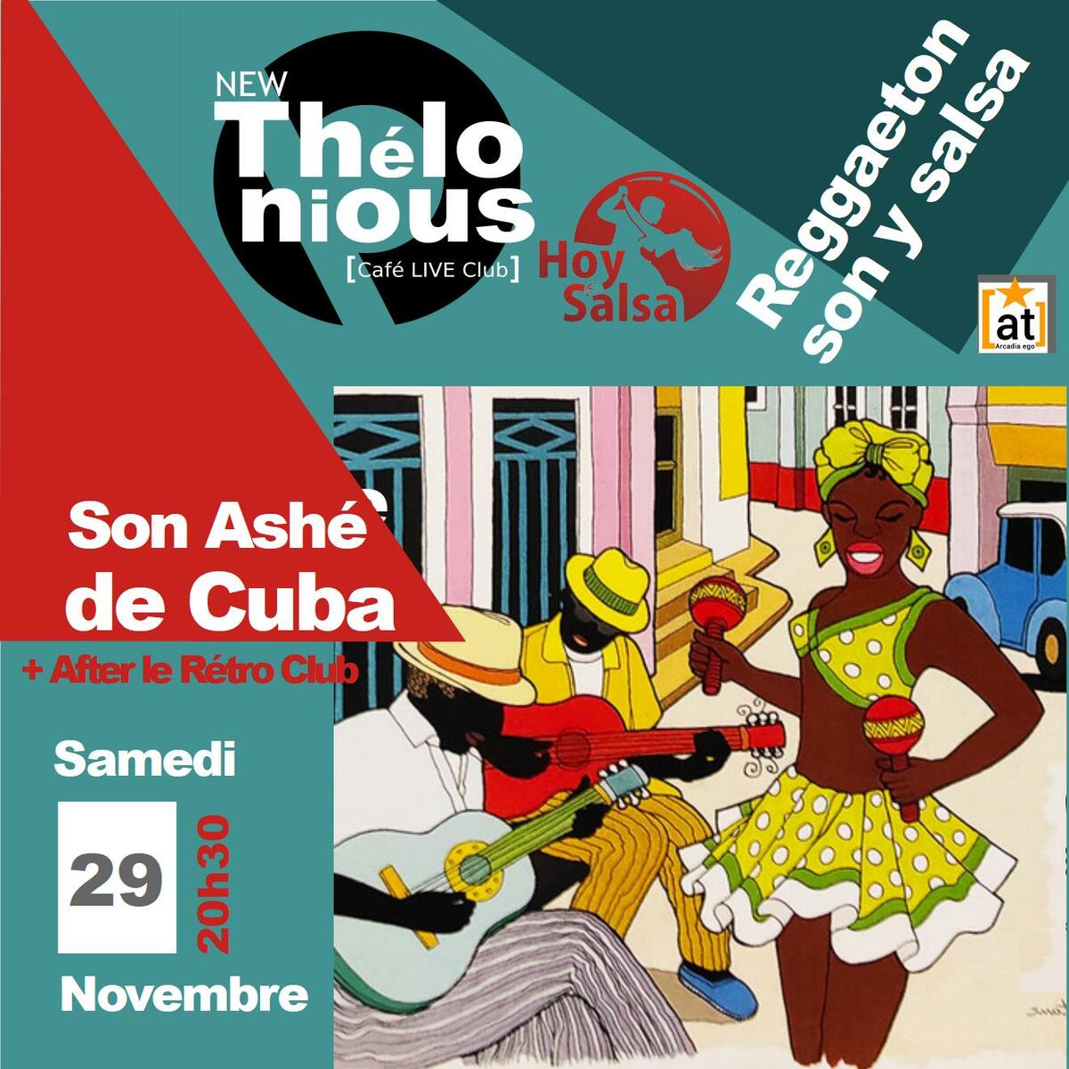 Son Ashé de Cuba + After Rétro Club