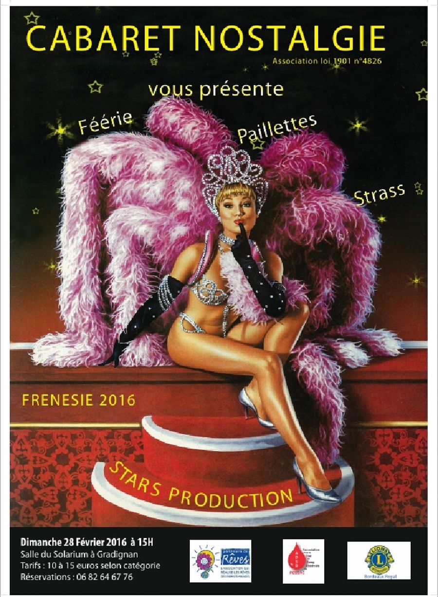 Spectacle Cabaret Nostalgie (caritatif)