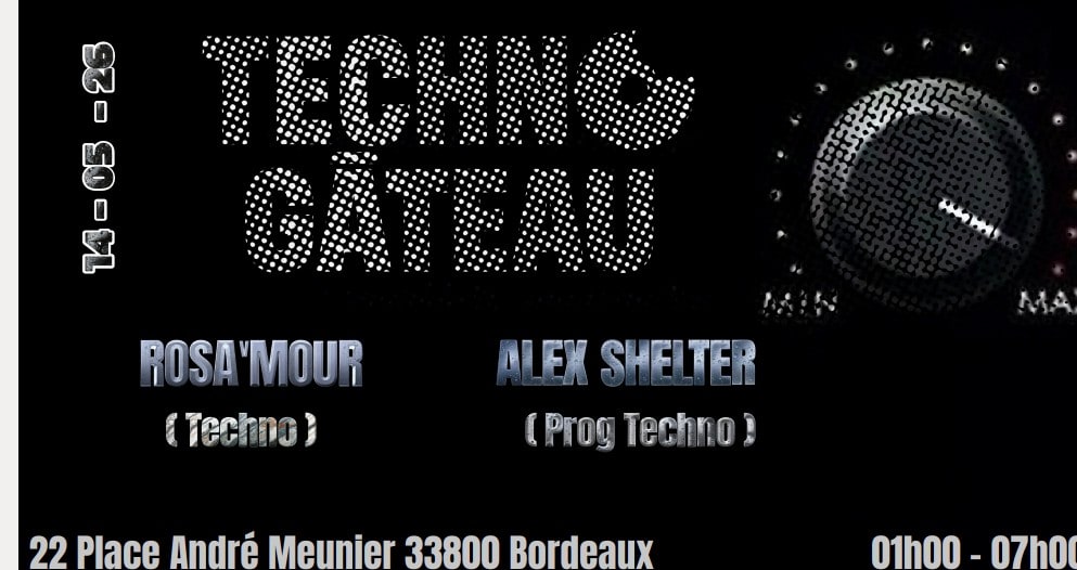 Techno Gâteau : Vos jeudis électroniques