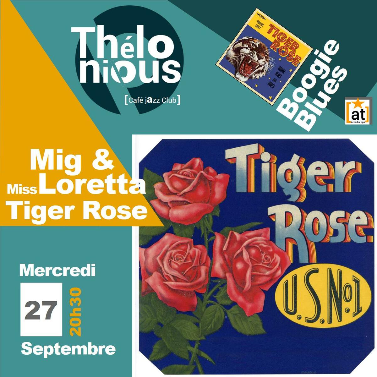 Tiger rose Mig & Miss Loretta